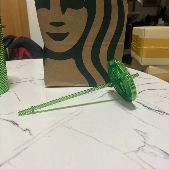 Starbucks Neon Green Textured Cold Cup - Picture 5 of 5